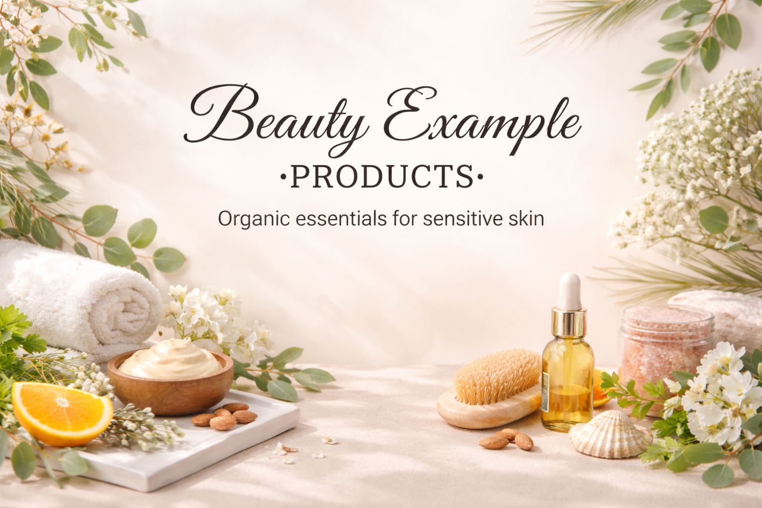Beauty example products