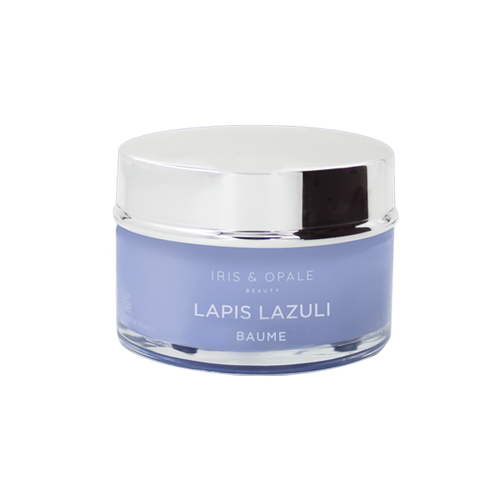 Pierre de Lapis Lazuli sur fond blanc